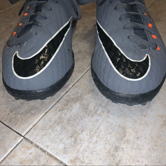 Nike Skin Gray Indoor Cleats Hypervenom X - Picture 7 of 12
